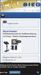Mobile Screenshot of biegema.de